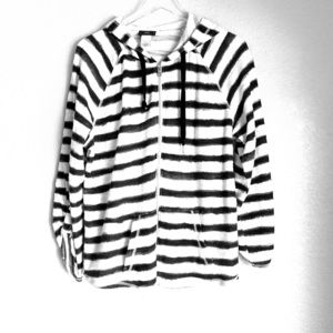 Lark Lane striped hoodie